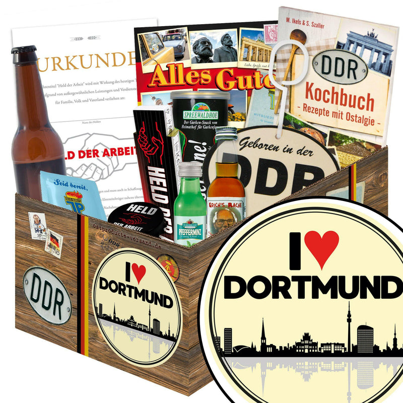 I Love Dortmund - Geschenkset Ostpaket "Männer Box" - Ossiladen I Ostprodukte Versand
