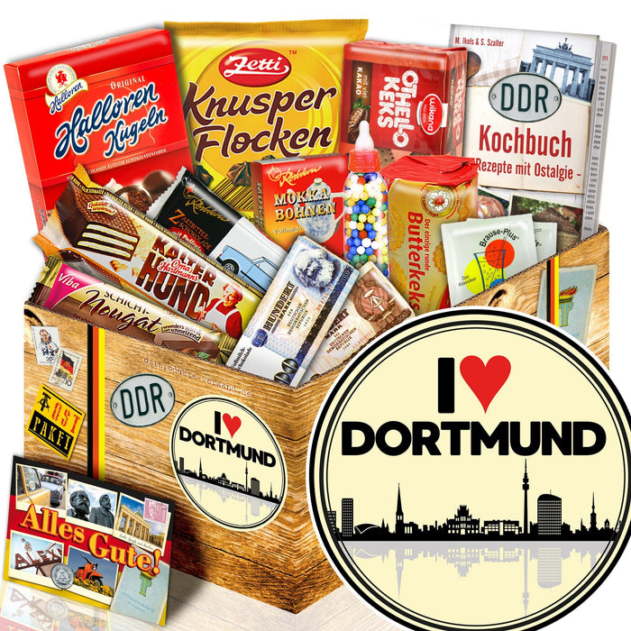 I Love Dortmund - Süßigkeiten Set DDR L - Ossiladen I Ostprodukte Versand