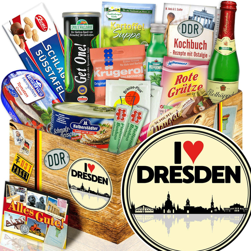 I love Dresden Spezialitäten Set M - Ossiladen I Ostprodukte Versand