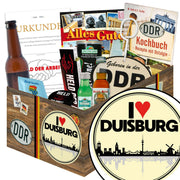 I Love Duisburg - Geschenkset Ostpaket "Männer Box" - Ossiladen I Ostprodukte Versand