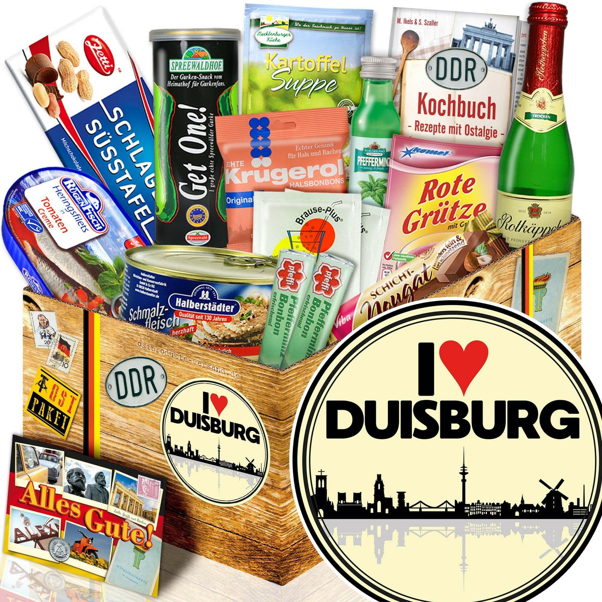 I love Duisburg Spezialitäten Set M - Ossiladen I Ostprodukte Versand