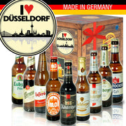 I Love Düsseldorf - Geschenkbox "Ostbiere" 9er Set - Ossiladen I Ostprodukte Versand