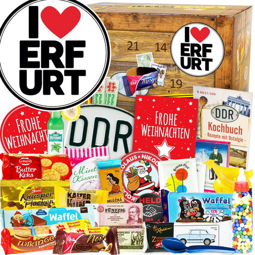 I Love Erfurt - DDR Adventskalender - Ossiladen I Ostprodukte Versand