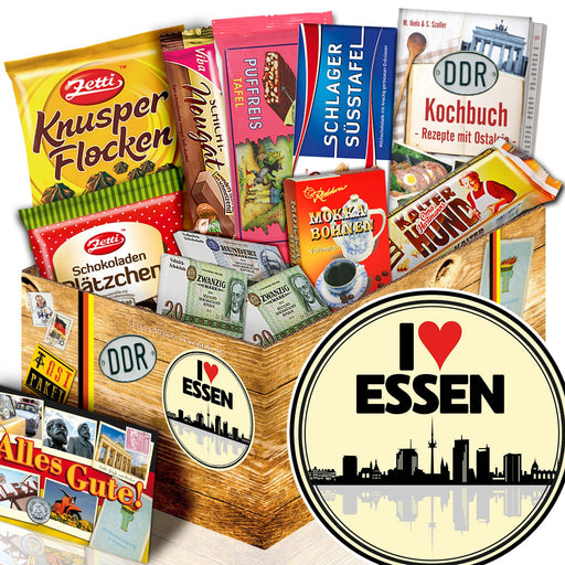 I Love Essen - Geschenkset Ostpaket "Schokoladenbox M" - Ossiladen I Ostprodukte Versand