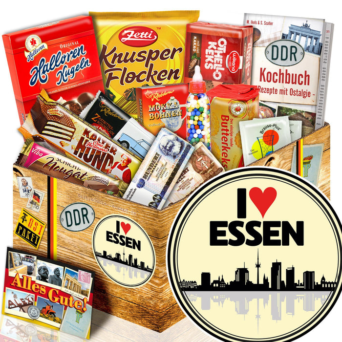 I Love Essen - Süßigkeiten Set DDR L - Ossiladen I Ostprodukte Versand