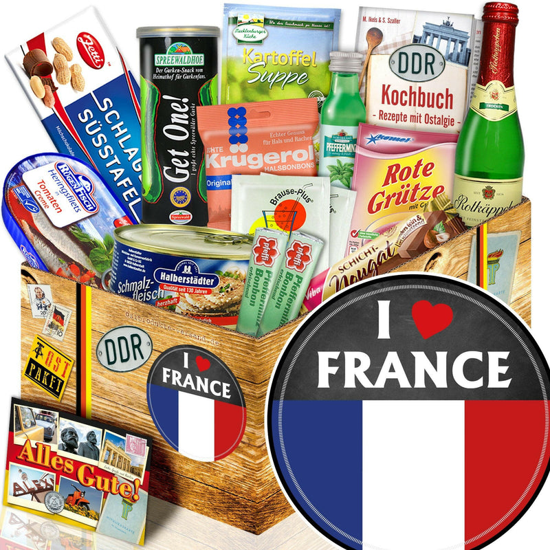 I love France - Spezialitäten Set M - Ossiladen I Ostprodukte Versand