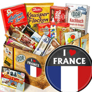 I love France - Süßigkeiten Set DDR L - Ossiladen I Ostprodukte Versand