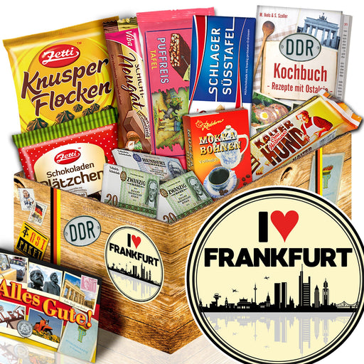 I Love Frankfurt - Geschenkset Ostpaket "Schokoladenbox M" - Ossiladen I Ostprodukte Versand