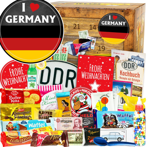 I Love Germany - DDR Adventskalender - Ossiladen I Ostprodukte Versand