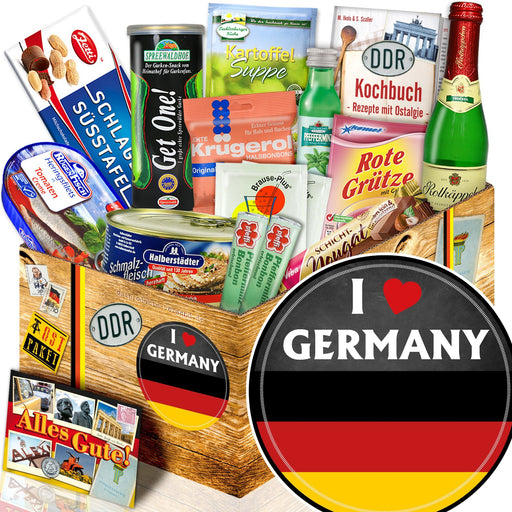 I love Germany - Spezialitäten Set M - Ossiladen I Ostprodukte Versand
