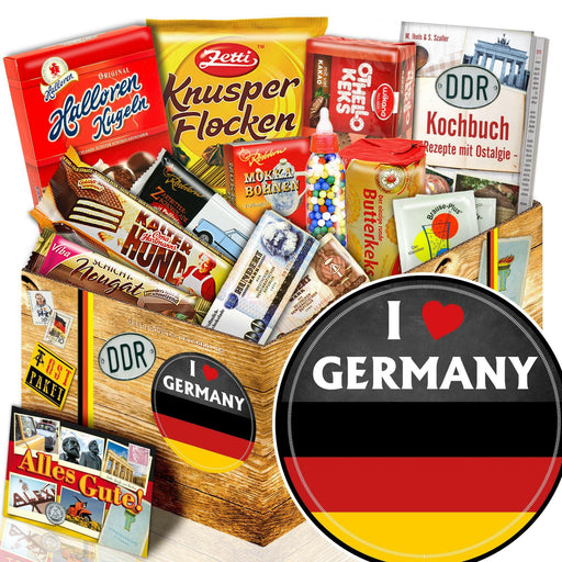 I love Germany - Süßigkeiten Set DDR L - Ossiladen I Ostprodukte Versand