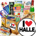 I love Halle - Spezialitäten Set M - Ossiladen I Ostprodukte Versand