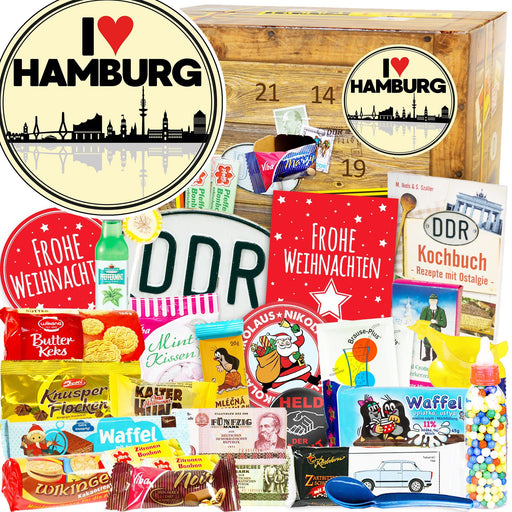 I Love Hamburg - DDR Adventskalender - Ossiladen I Ostprodukte Versand