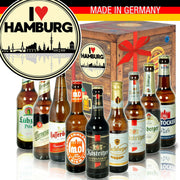 I Love Hamburg - Geschenkbox "Ostbiere" 9er Set - Ossiladen I Ostprodukte Versand