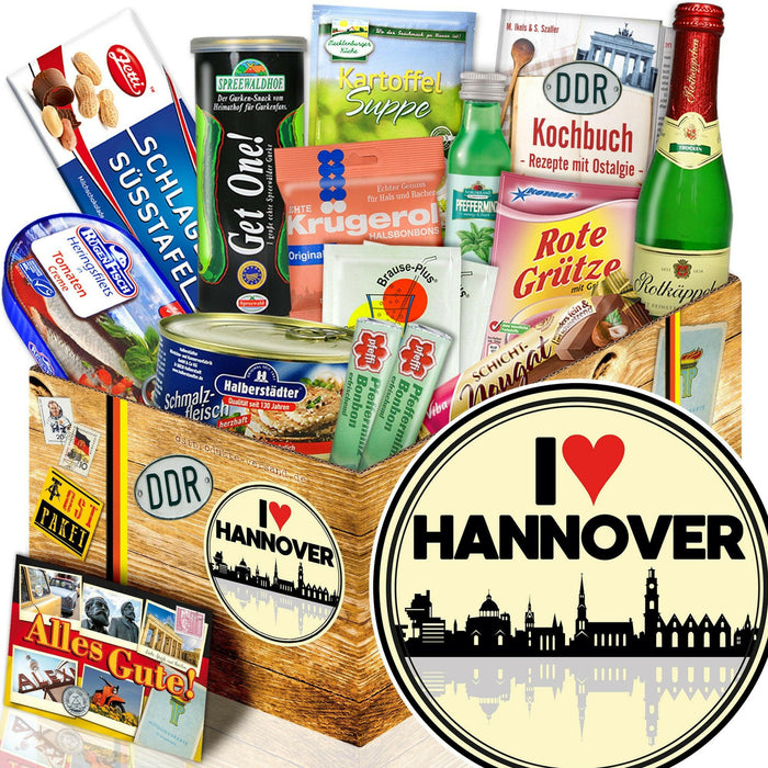 I love Hannover Spezialitäten Set M - Ossiladen I Ostprodukte Versand