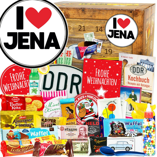 I Love Jena - DDR Adventskalender - Ossiladen I Ostprodukte Versand
