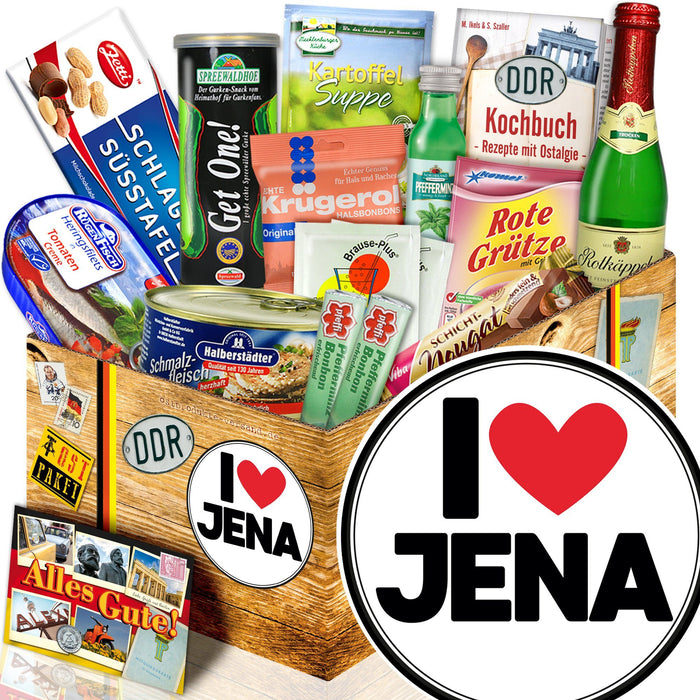 I love Jena - Spezialitäten Set M - Ossiladen I Ostprodukte Versand