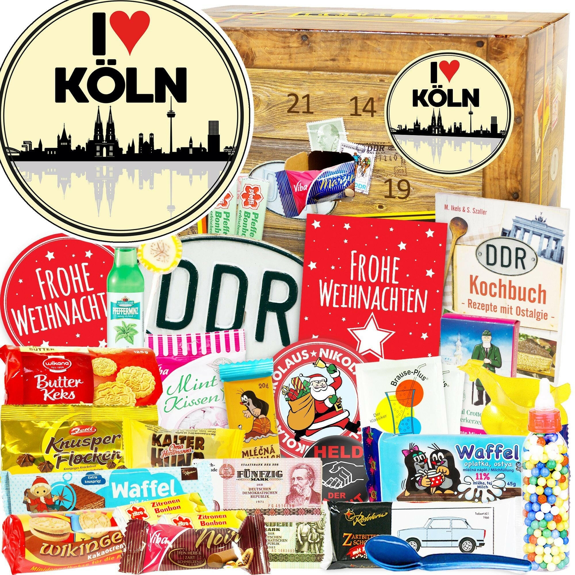 I Love Köln - DDR Adventskalender - Ossiladen I Ostprodukte Versand