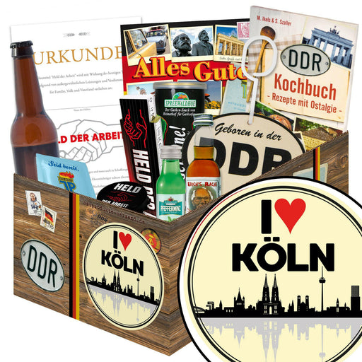 I Love Köln - Geschenkset Ostpaket "Männer Box" - Ossiladen I Ostprodukte Versand