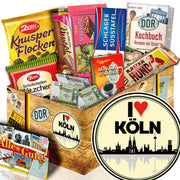 I Love Köln - Geschenkset Ostpaket "Schokoladenbox M" - Ossiladen I Ostprodukte Versand