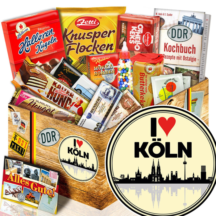 I Love Köln - Süßigkeiten Set DDR L - Ossiladen I Ostprodukte Versand