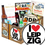 I love Leipzig - Geschenkset Ostpaket "Männer Box" - Ossiladen I Ostprodukte Versand