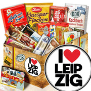 I love Leipzig - Süßigkeiten Set DDR L - Ossiladen I Ostprodukte Versand