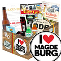 I love Magdeburg - Geschenkset Ostpaket "Männer Box" - Ossiladen I Ostprodukte Versand