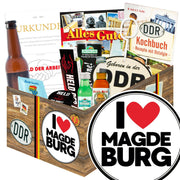 I love Magdeburg - Geschenkset Ostpaket "Männer Box" - Ossiladen I Ostprodukte Versand