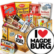I love Magdeburg - Süßigkeiten Set DDR L - Ossiladen I Ostprodukte Versand