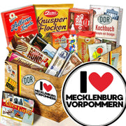 I Love Mecklenburg - Süßigkeiten Set DDR L - Ossiladen I Ostprodukte Versand