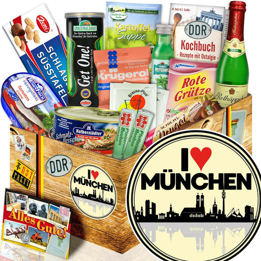 I love München Spezialitäten Set M - Ossiladen I Ostprodukte Versand