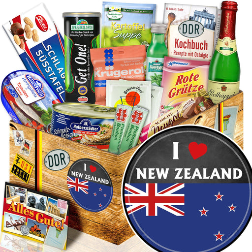 I love New Zealand - Spezialitäten Set M - Ossiladen I Ostprodukte Versand