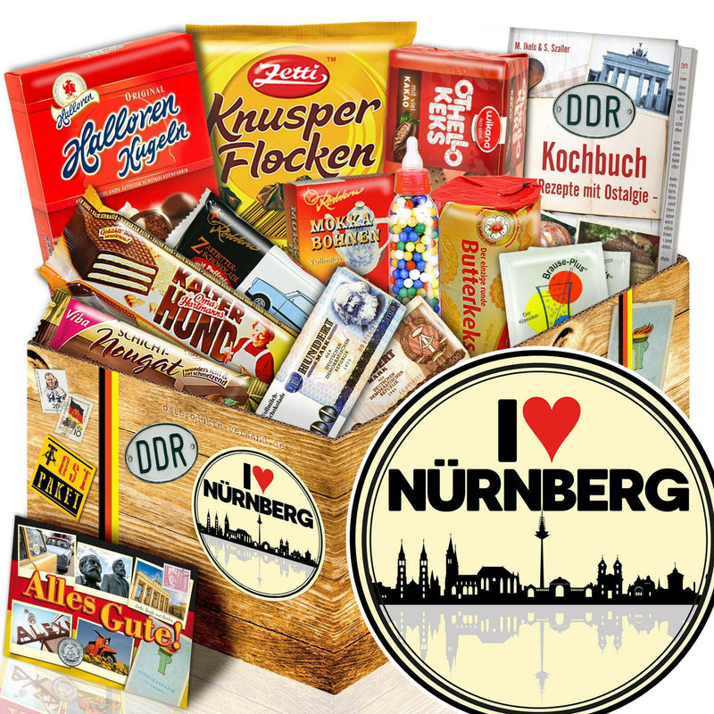 I Love Nürnberg - Süßigkeiten Set DDR L - Ossiladen I Ostprodukte Versand