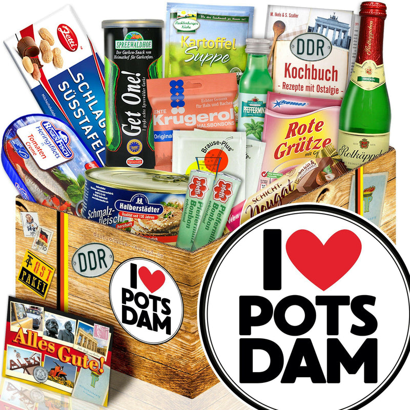 I love Potsdam - Spezialitäten Set M - Ossiladen I Ostprodukte Versand