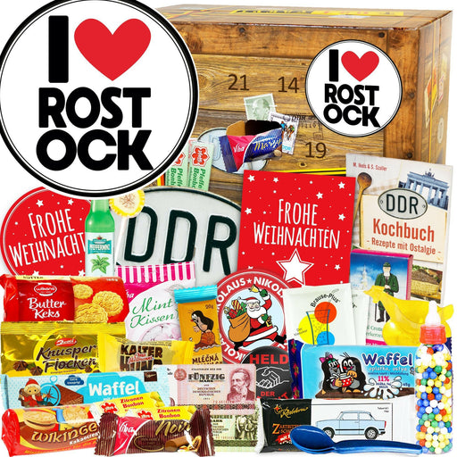 I Love Rostock - DDR Adventskalender - Ossiladen I Ostprodukte Versand