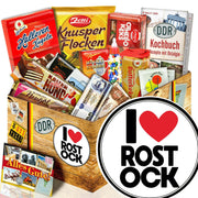 I love Rostock - Süßigkeiten Set DDR L - Ossiladen I Ostprodukte Versand