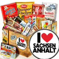 I Love Sachsen - Anhalt + Süßigkeiten Set DDR L - Ossiladen I Ostprodukte Versand