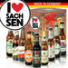 I Love Sachsen - Geschenkbox "Ostbiere" 9er Set - Ossiladen I Ostprodukte Versand
