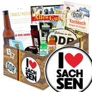 I Love Sachsen - Geschenkset Ostpaket "Männer Box" - Ossiladen I Ostprodukte Versand