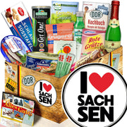 I Love Sachsen - Spezialitäten Set M - Ossiladen I Ostprodukte Versand