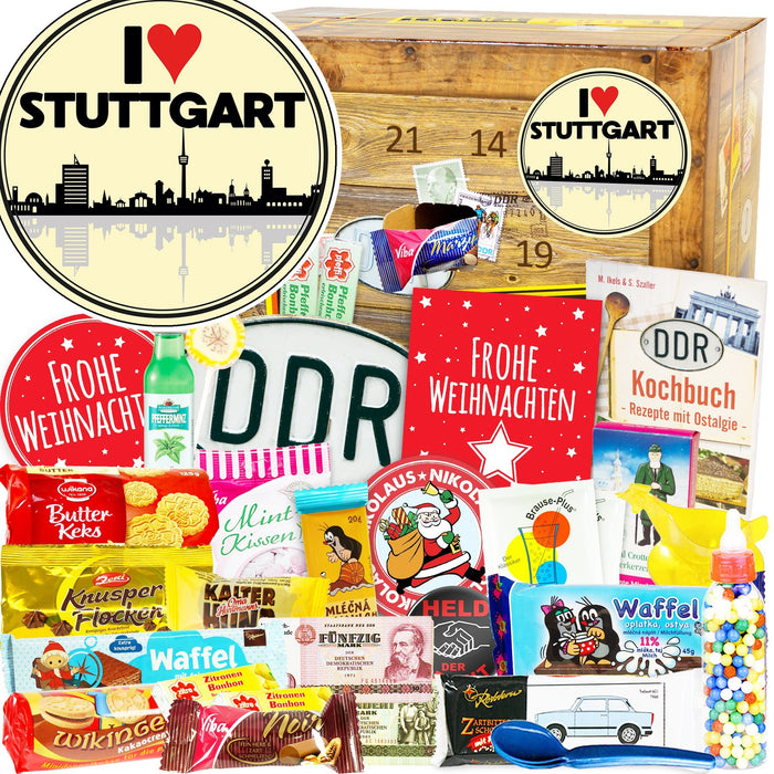 I Love Stuttgart - DDR Adventskalender - Ossiladen I Ostprodukte Versand