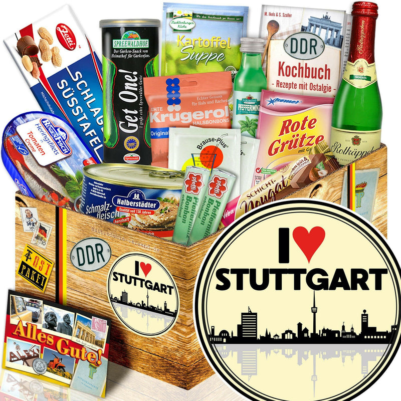 I love Stuttgart Spezialitäten Set M - Ossiladen I Ostprodukte Versand