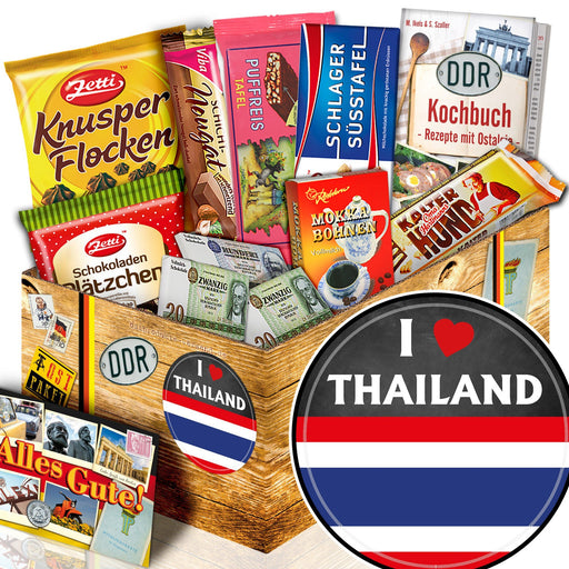 I Love Thailand - Geschenkset Ostpaket "Schokoladenbox M" - Ossiladen I Ostprodukte Versand