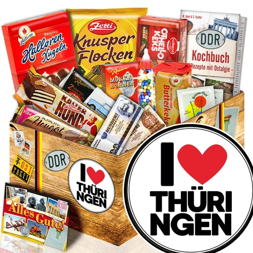 I Love Thüringen - Süßigkeiten Set DDR L - Ossiladen I Ostprodukte Versand