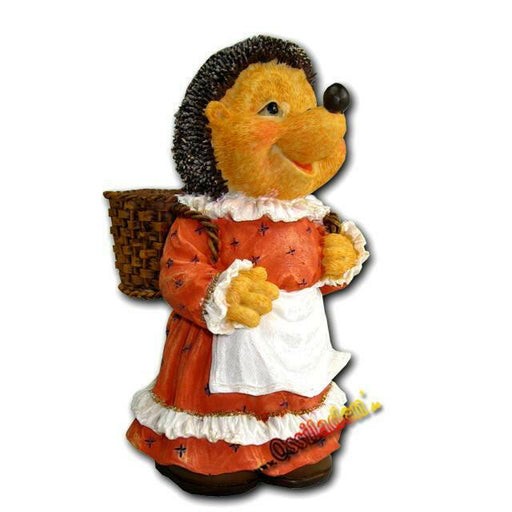 Igel m. Tragkorb - Frau