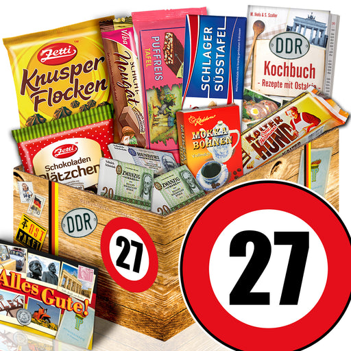 Zahl 27 - Geschenkset Ostpaket "Schokoladenbox M" - Ossiladen I Ostprodukte Versand