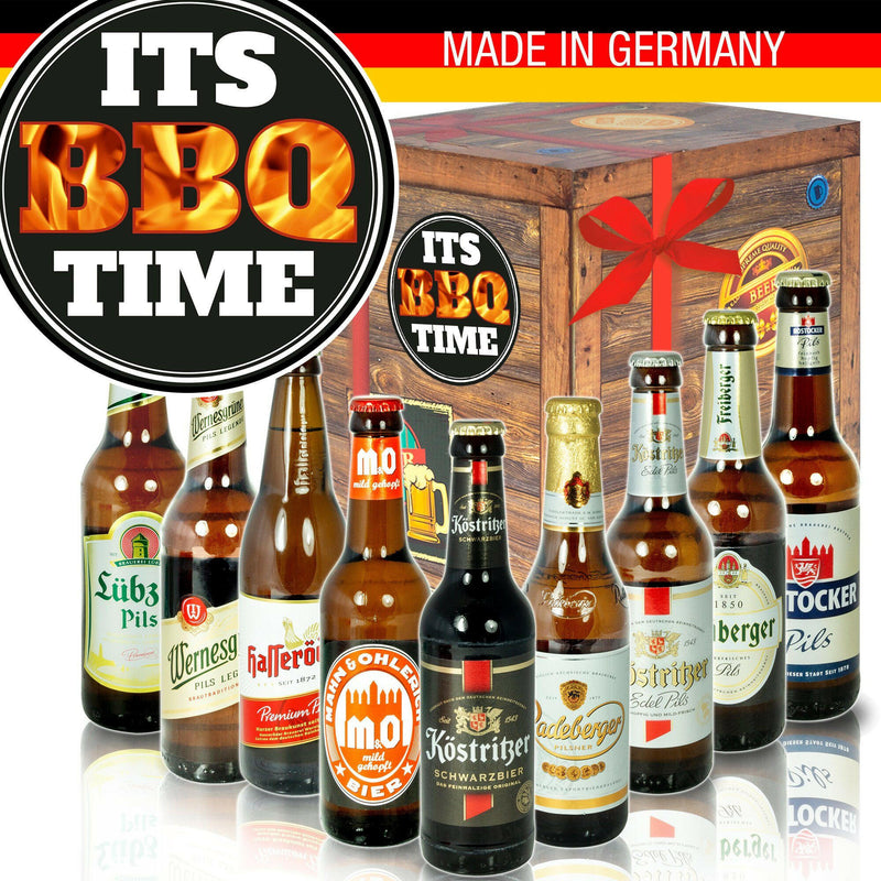 It's BBQ-time - Geschenkbox "Ostbiere" 9er Set - Ossiladen I Ostprodukte Versand