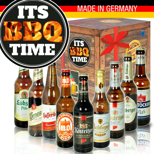It's BBQ-time - Geschenkbox "Ostbiere" 9er Set - Ossiladen I Ostprodukte Versand