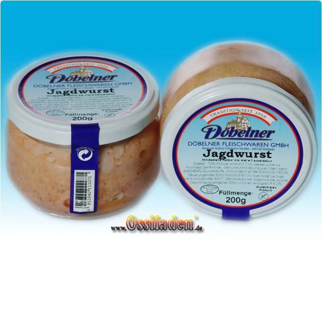 Jagdwurst (Döbelner) - Ossiladen I Ostprodukte Versand